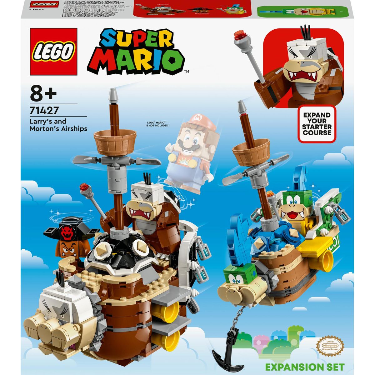 LEGO Super Mario - Larry's and Mortonâs Airships Expansion Set (71427.)