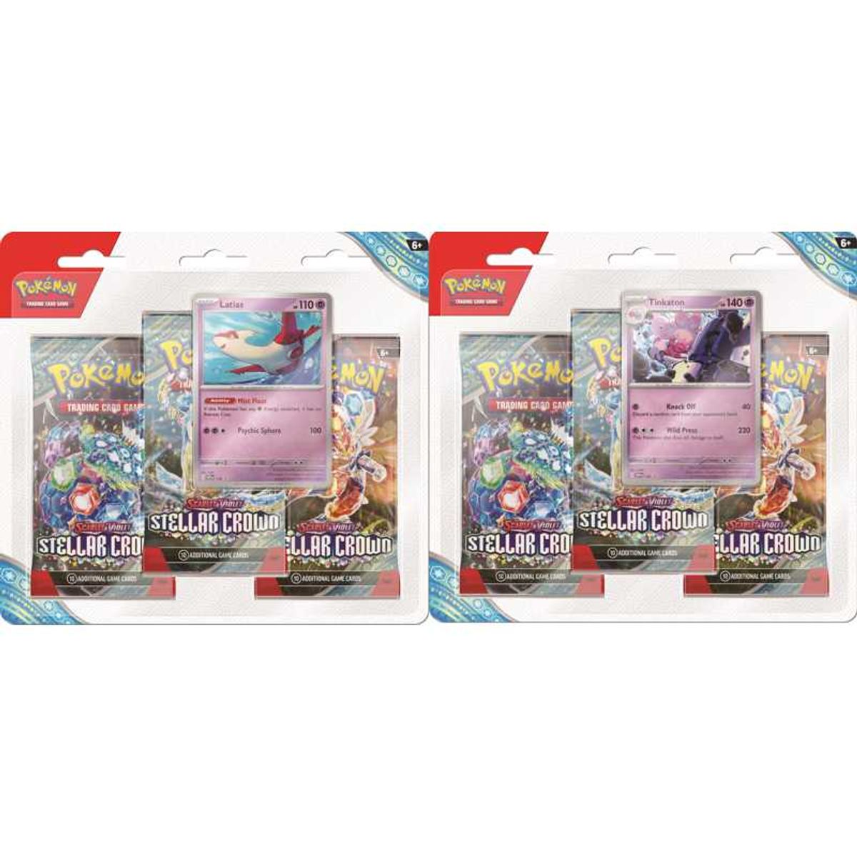 Pokemon Scarlet & Violet Stellar Crown 3-pack Blister - ENG