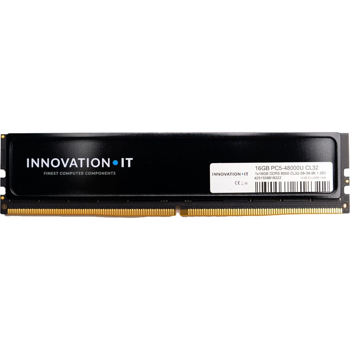 Innovation IT - 16GB DDR5 RAM 6000MHz - CL32 1.35V Heatspreader