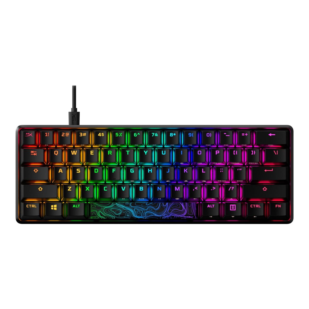 HyperX Alloy Origins 60 Tastatur Mekanisk RGB Kabling USA