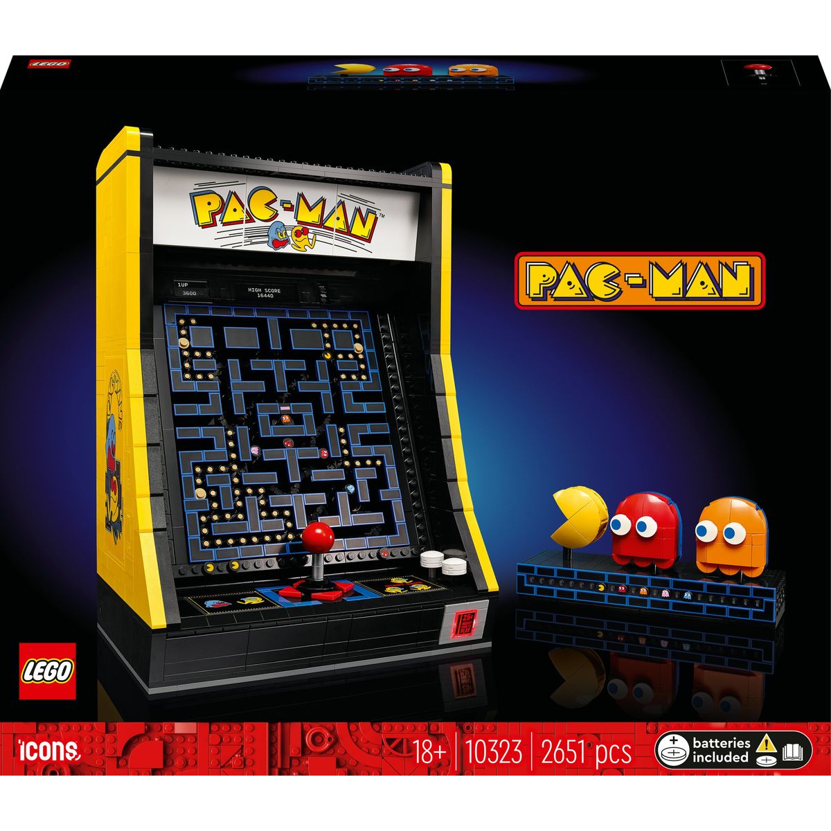 LEGO 10323 Icons PAC-MAN spille maskine