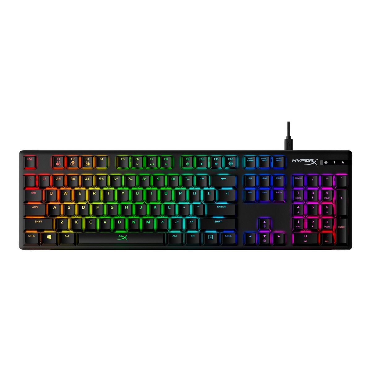 HyperX Alloy Origins Tastatur Mekanisk RGB/16,7 millioner farver Kabling USA