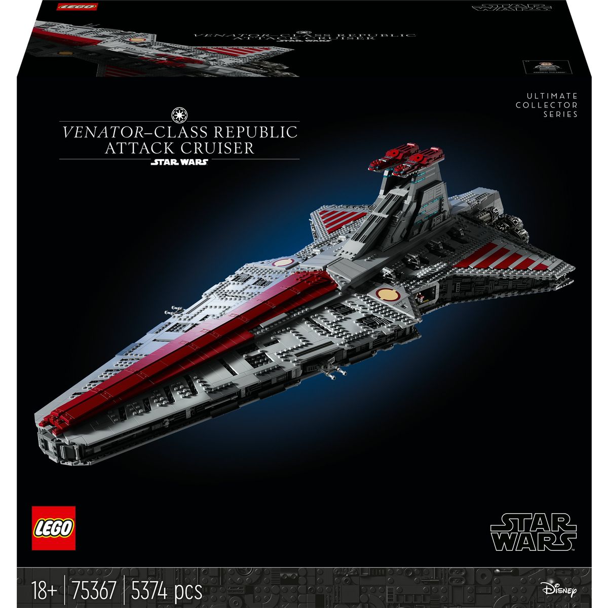 LEGO 75367 Star Wars Republic Venator-klasse Angrebskrydser