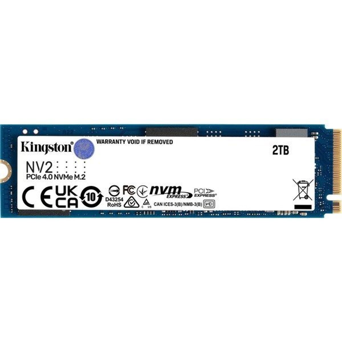 2 TB SSD Kingston NV2 M.2 2280 PCIe 4.0 NVMe [R3500/W2800]