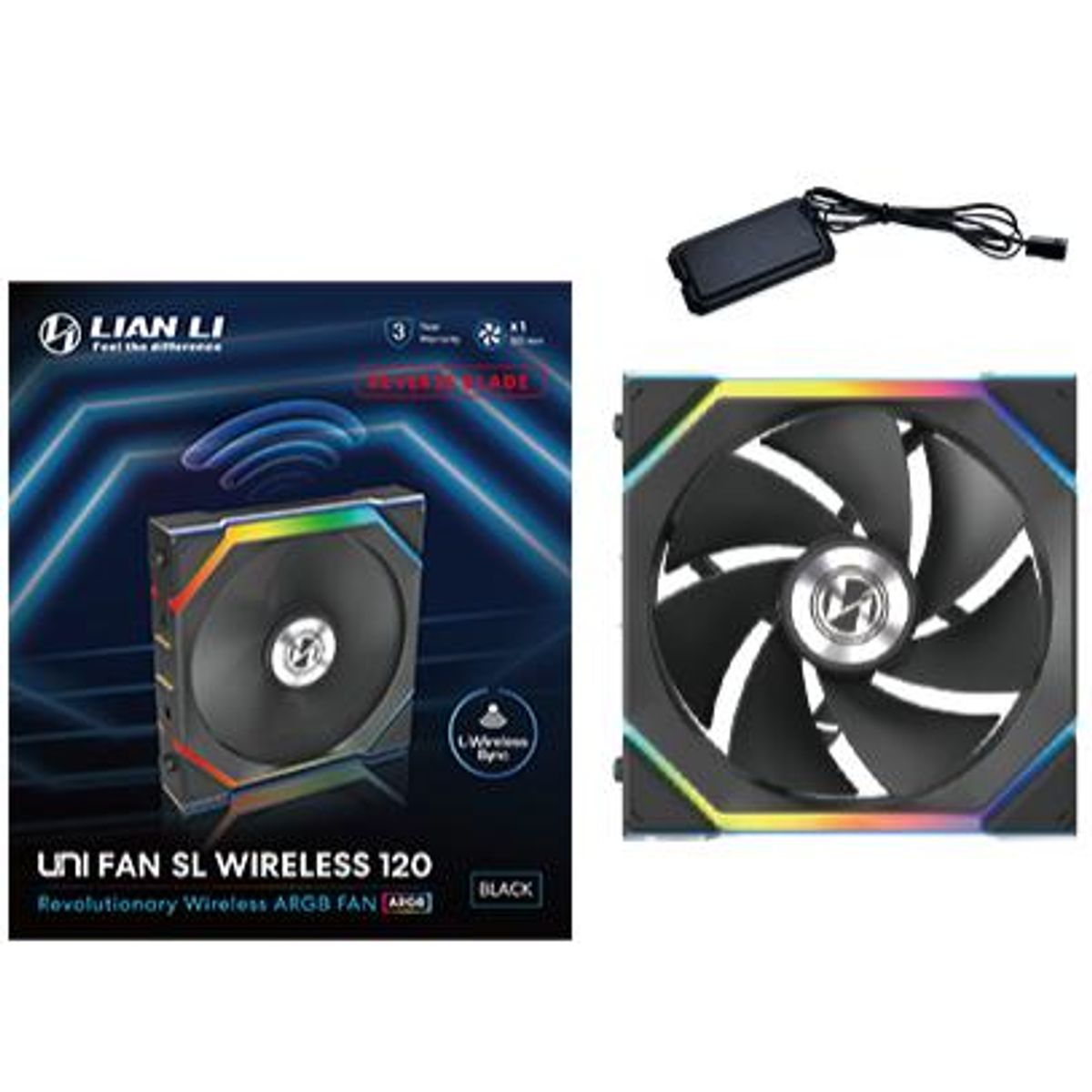 Lian Li UNI FAN SL Wireless Reverse, Sort - 120mm