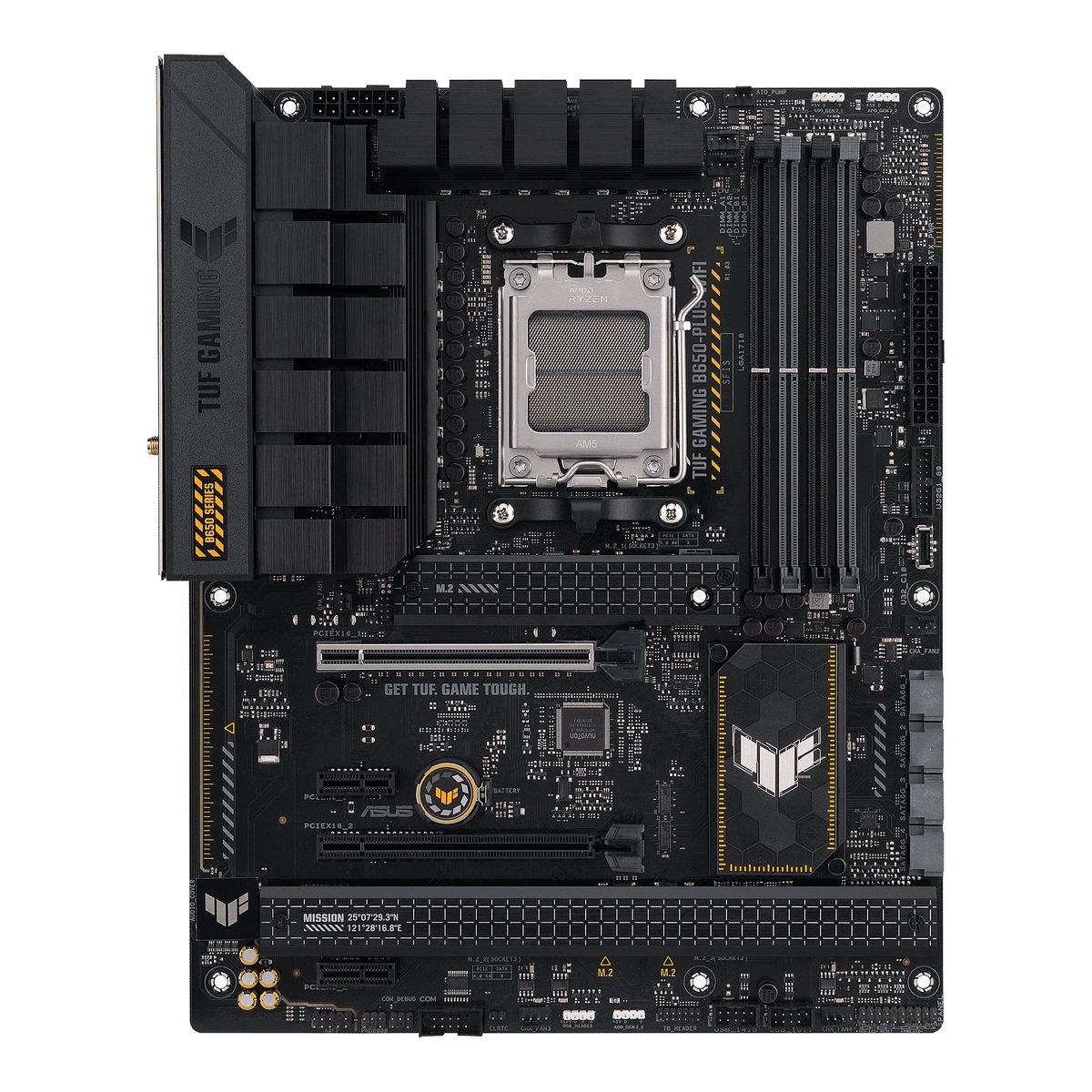 ASUS TUF GAMING B650-PLUS WIFI, Mainboard (black/light orange)