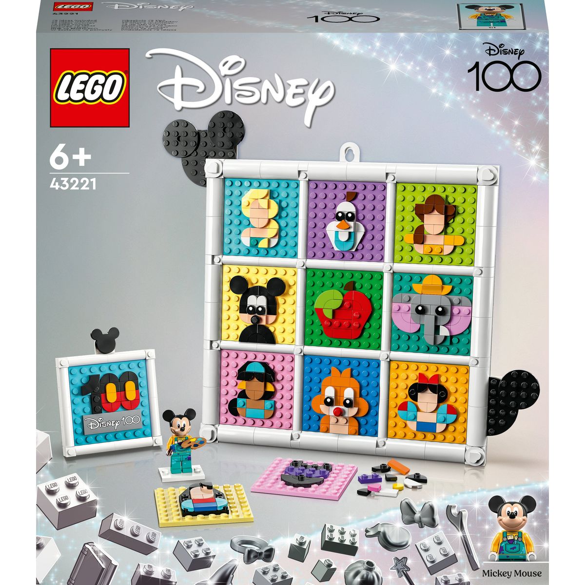 LEGO 43221 Disney 100 år Disney Animerede Ikoner