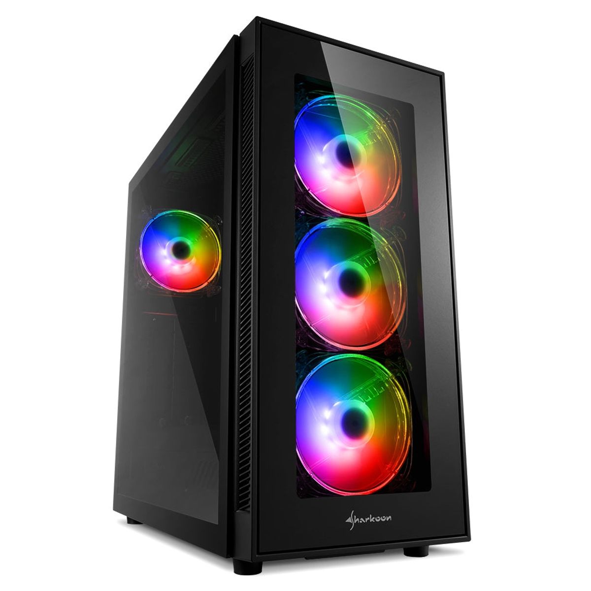 Sharkoon TG5 PRO RGB, tower case (black)