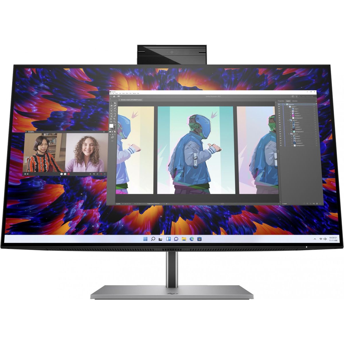 HP Z24m G3 23.8 2560 x 1440 (2K) HDMI DisplayPort USB-C 90Hz Dockingskærm