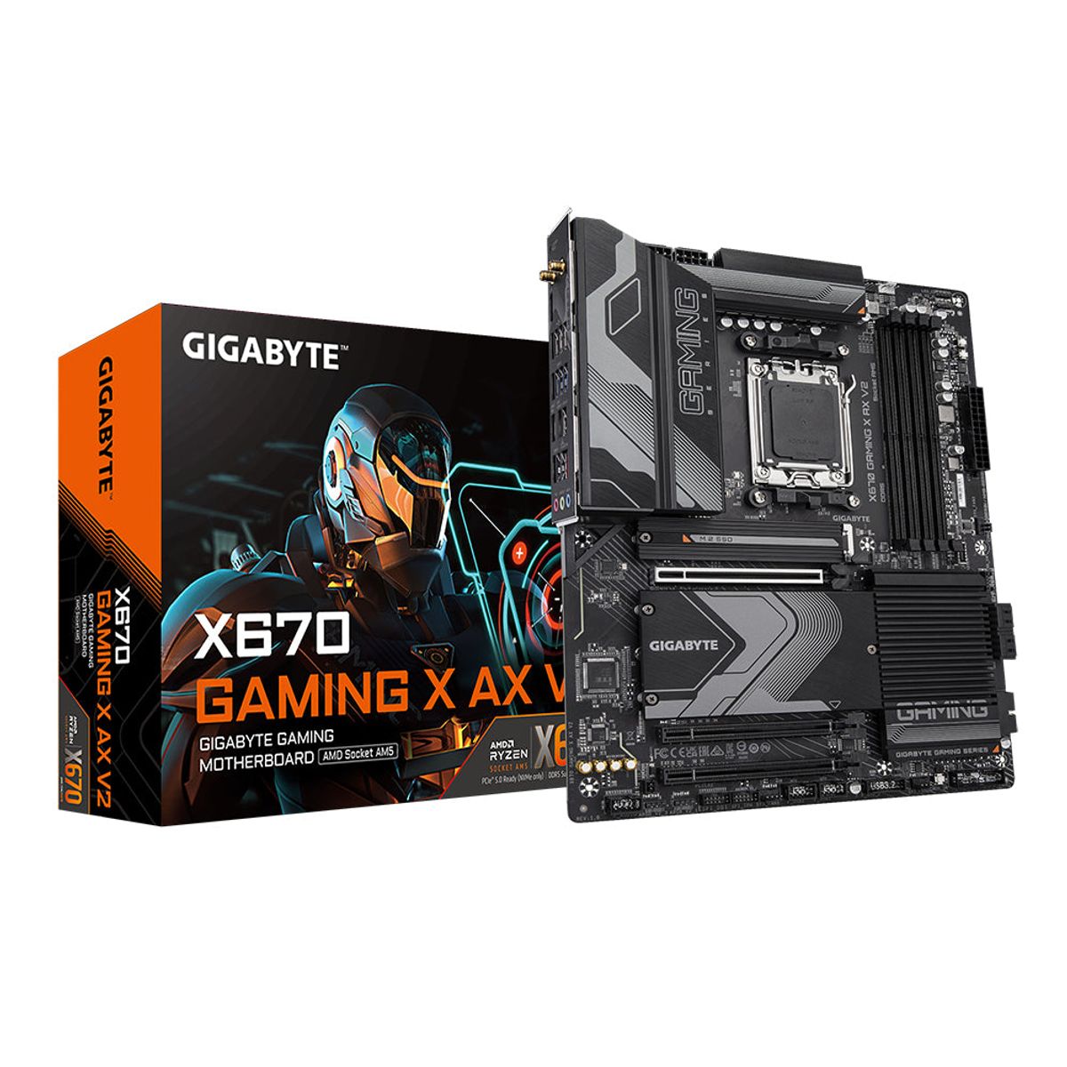 Gigabyte X670 GAMING X AX V2 ATX Socket AM5 AMD X670