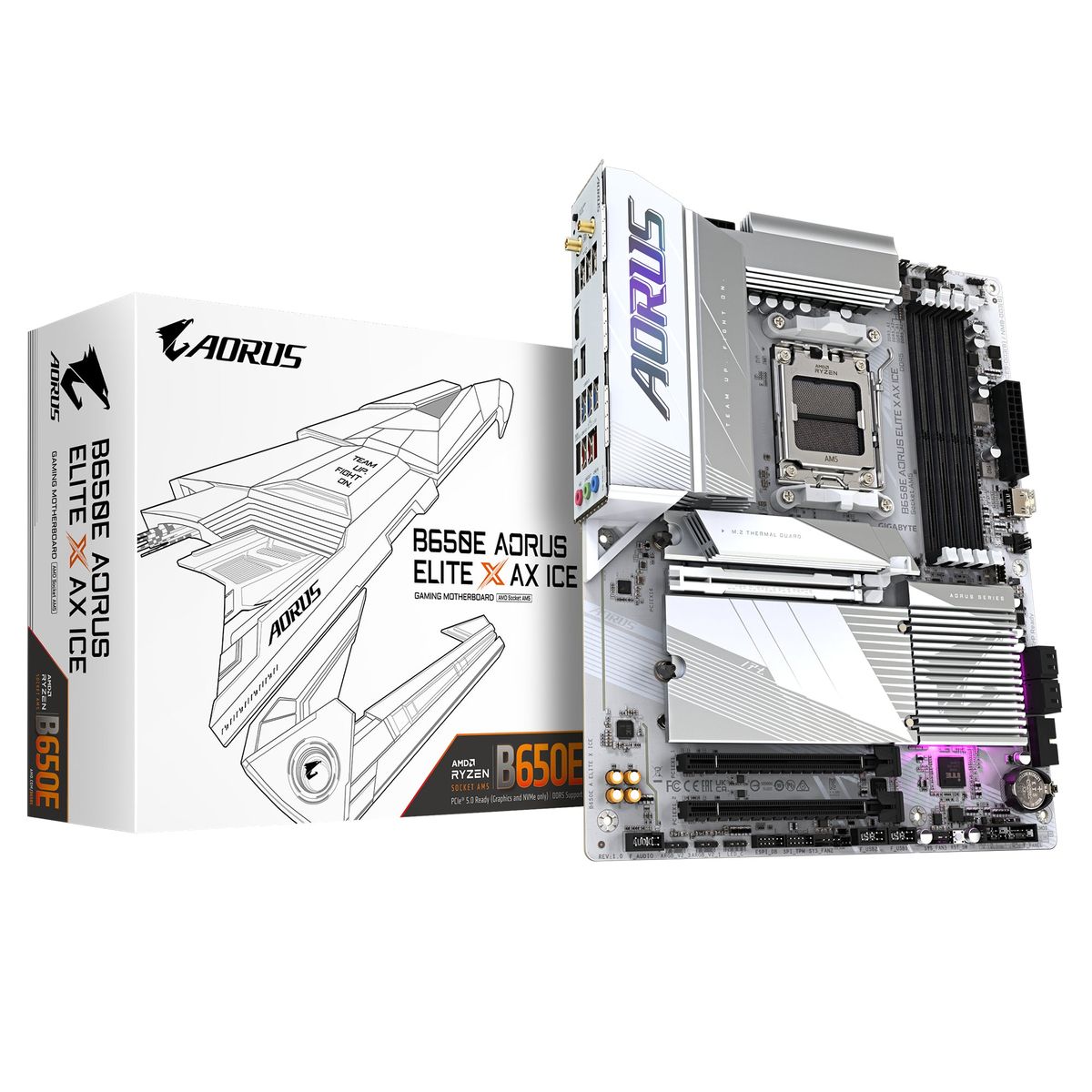 GigaByte B650E A ELITE X ICE - Socket AM5 - motherboard