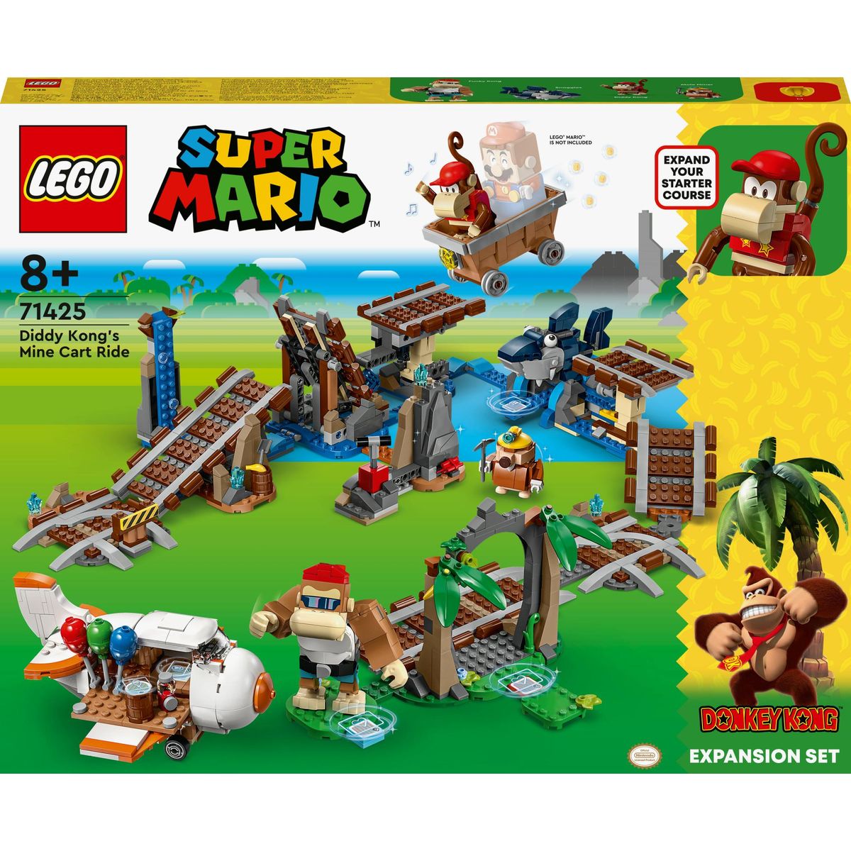 LEGO Super Mario - Diddy Kong's Mine Cart Ride Expansion Set (71425)