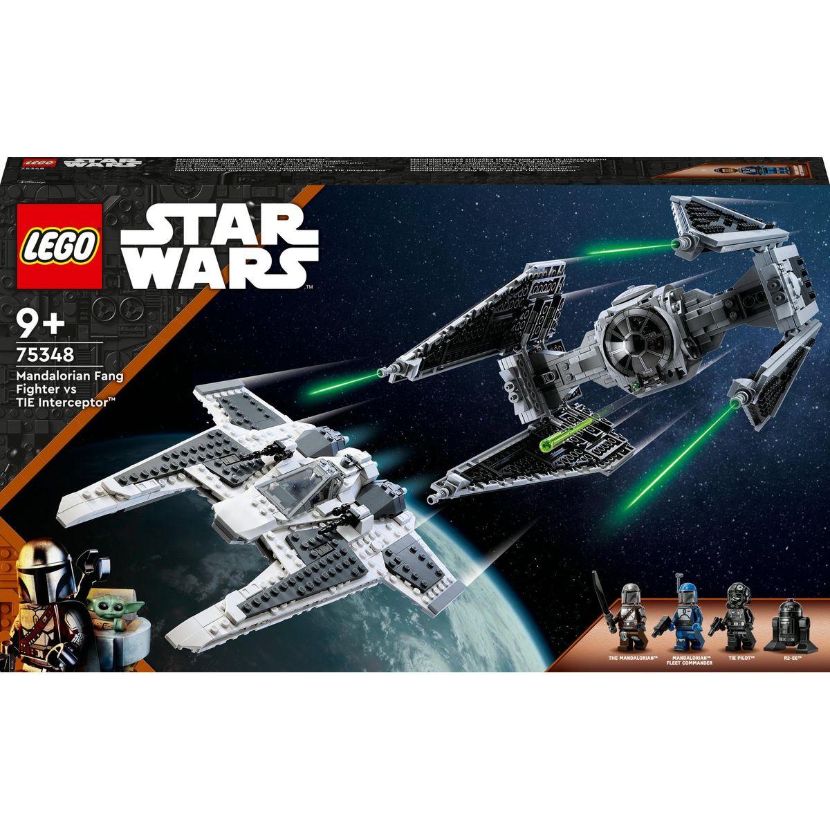 LEGO Star Wars - Mandalorian Fang Fighter vs. TIE Interceptor (75348)