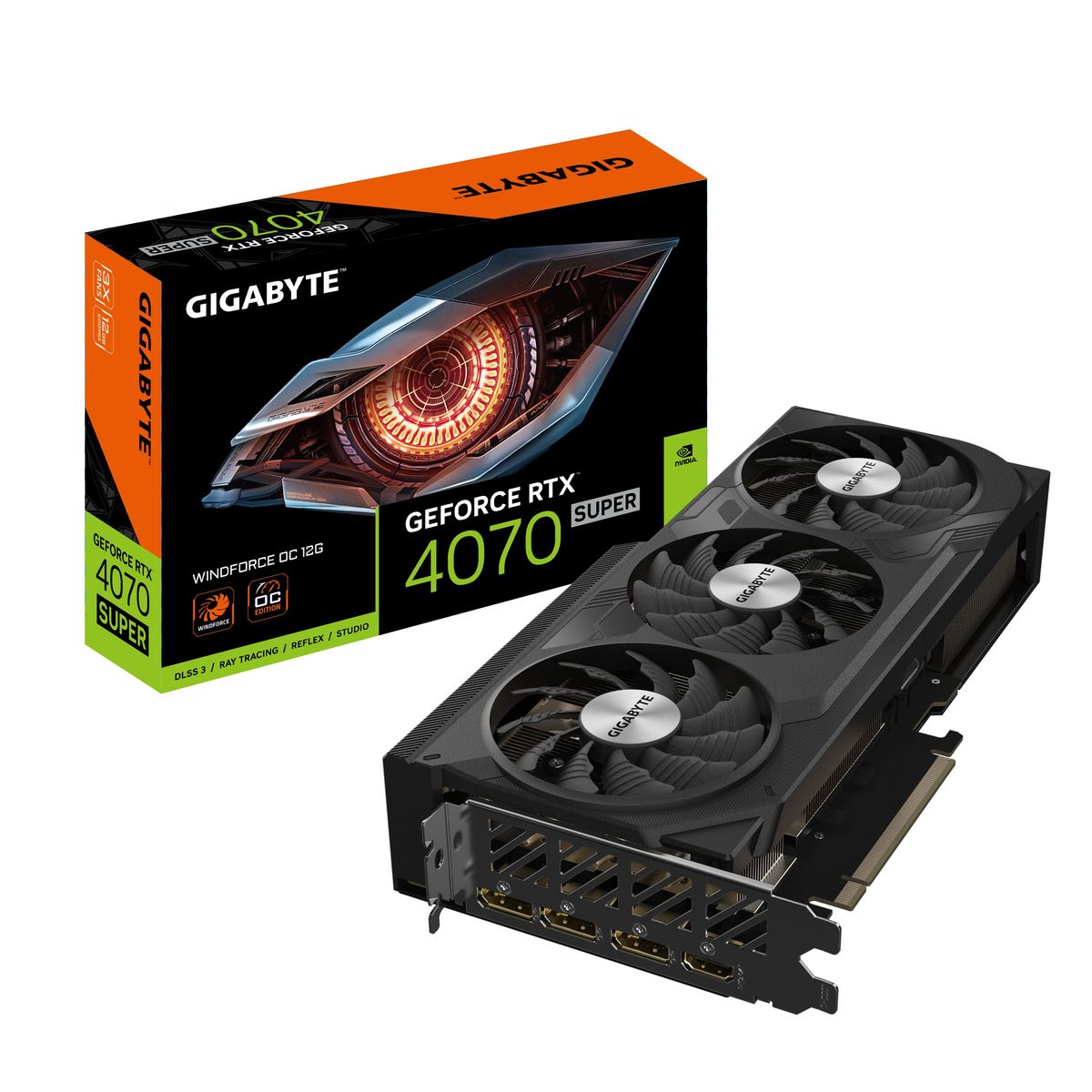 Gigabyte GeForce RTX 4070 SUPER WINDFORCE OC 12G 12GB