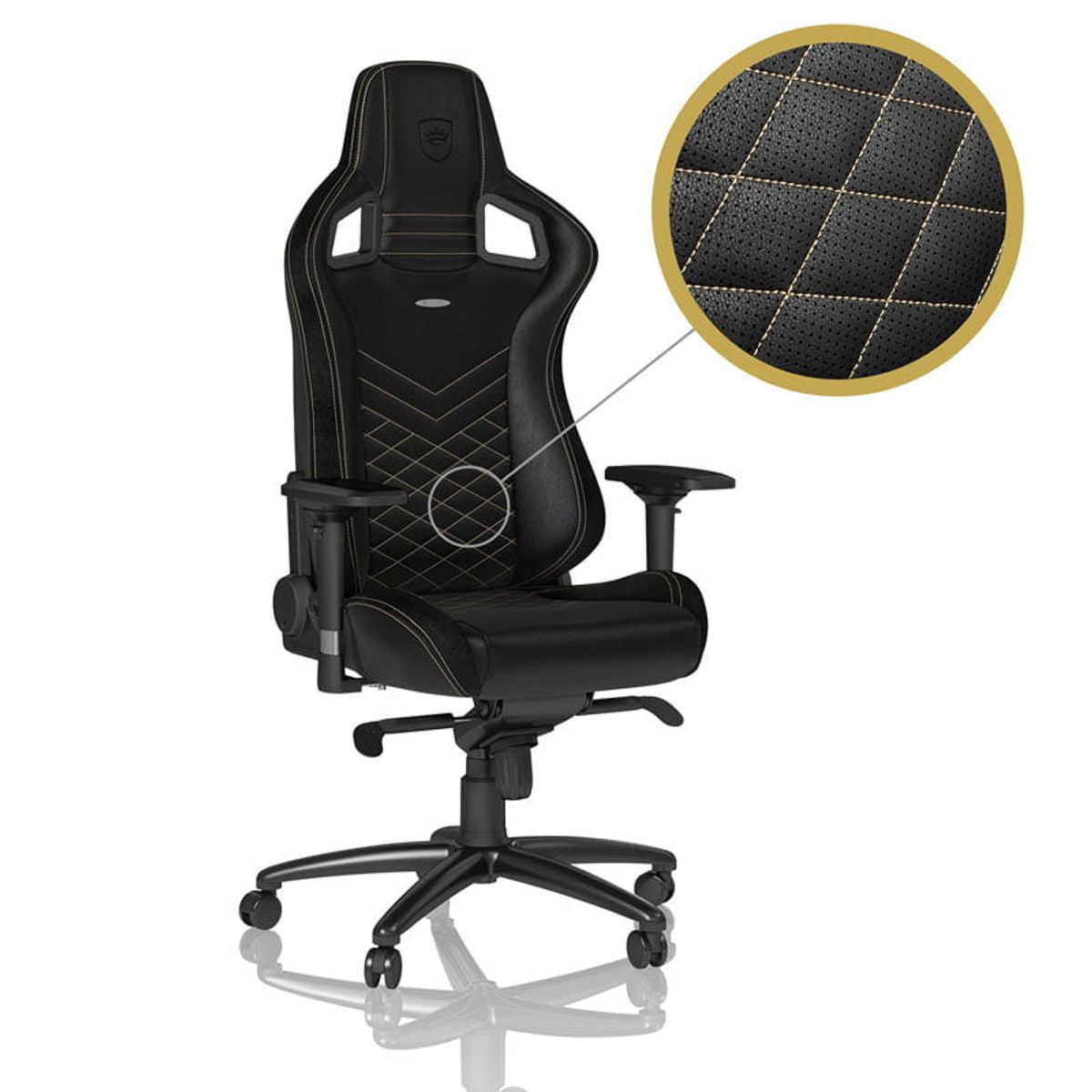 noblechairs EPIC Sort/Guld