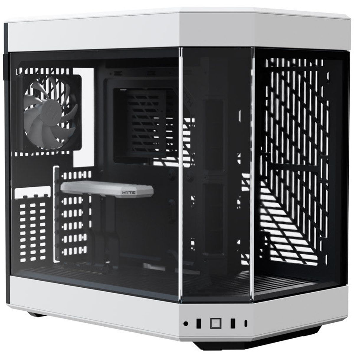 Hyte Y60 Midi Tower - Black/White, PCI-e 4.0, Panoramic Glass View