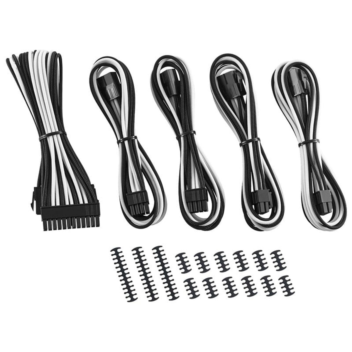 CableMod Classic ModMesh Cable Extension Kit - 8+8 Series - black/white