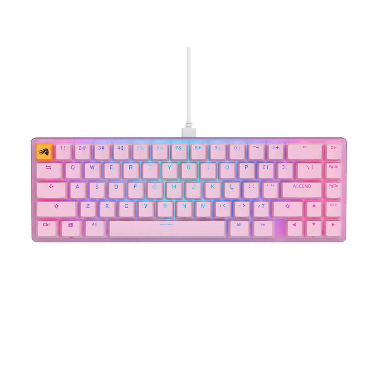 Glorious GMMK 2 Compact 65% - Fox switch, - Pink