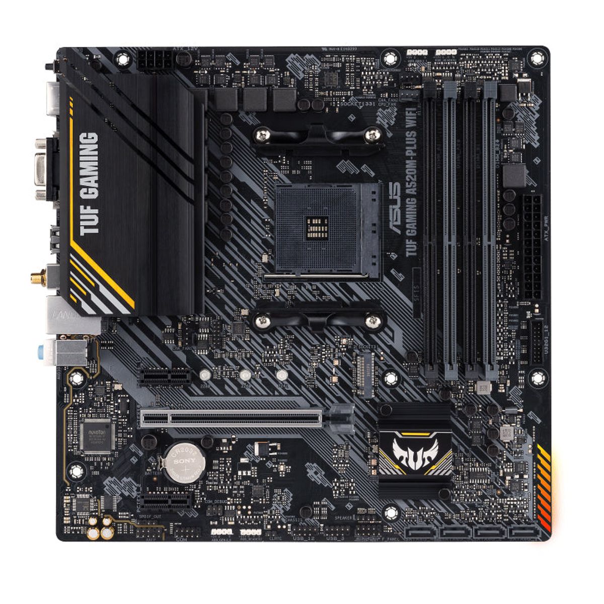 ASUS TUF GAMING A520M-PLUS (WI-FI) (mATX, A520, AM4)