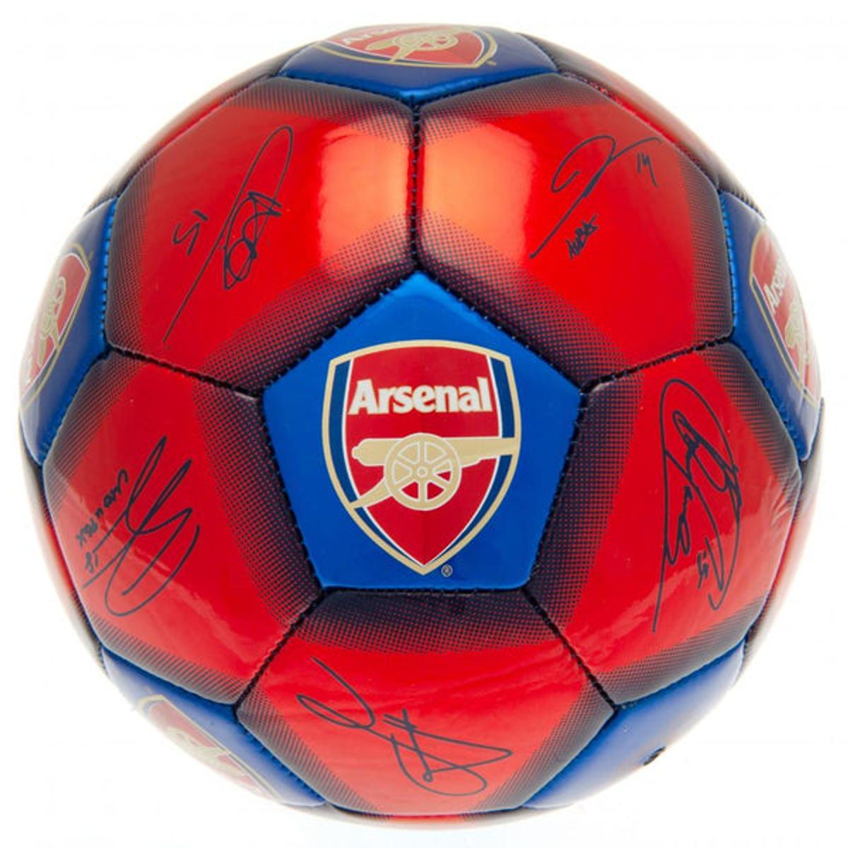 Arsenal FC Fodbold m. autografer