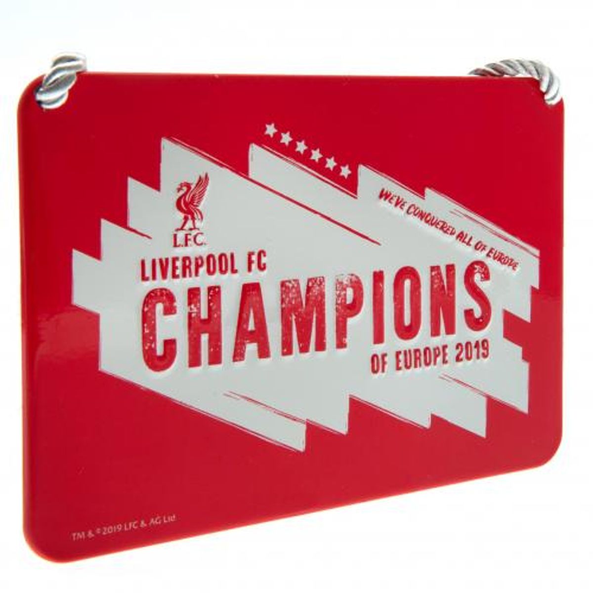 Liverpool FC Champions Of Europe skilt