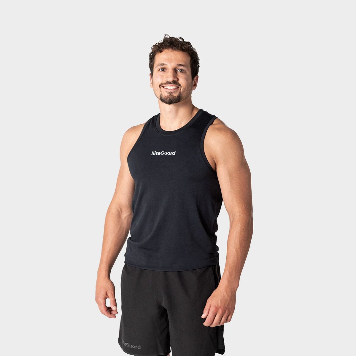 RE-LIITE SINGLET (MEN) - Black