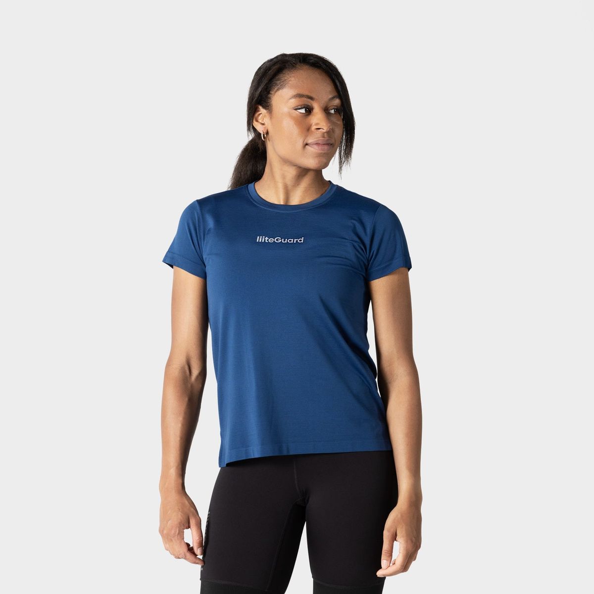 RE-LIITE T-SHIRT (WOMEN) - Blue melange