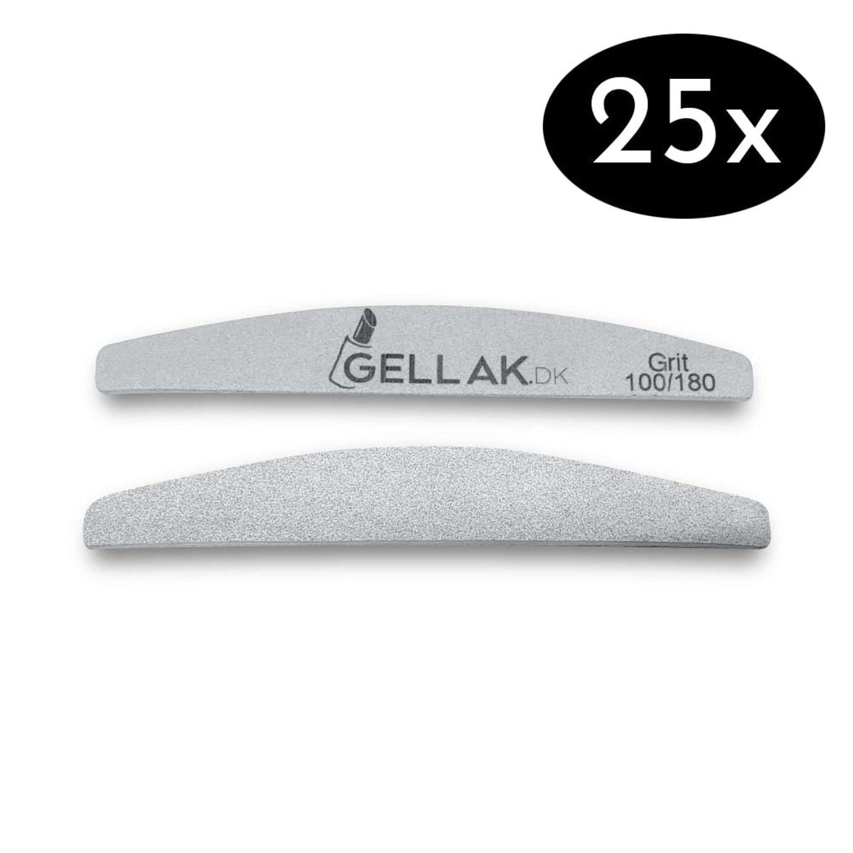 Neglefil Storkøb 25 stk. | Grå | 180/240 Grit | Premium Kvalitet