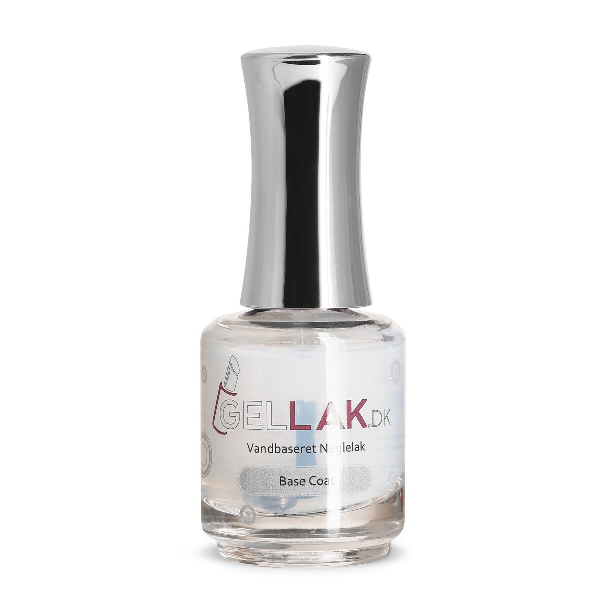 Vandbaseret Neglelak | 15 ml | Base Coat | Gellak.dk