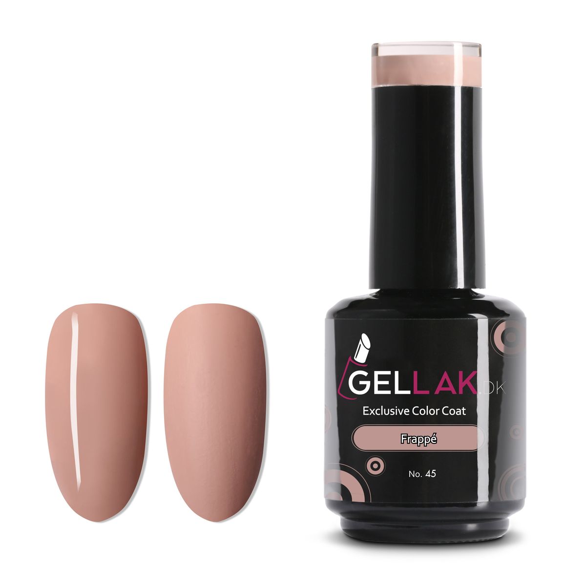 Gel Neglelak Beige | 15 ml | Frappé No. 45 | Gellak.dk