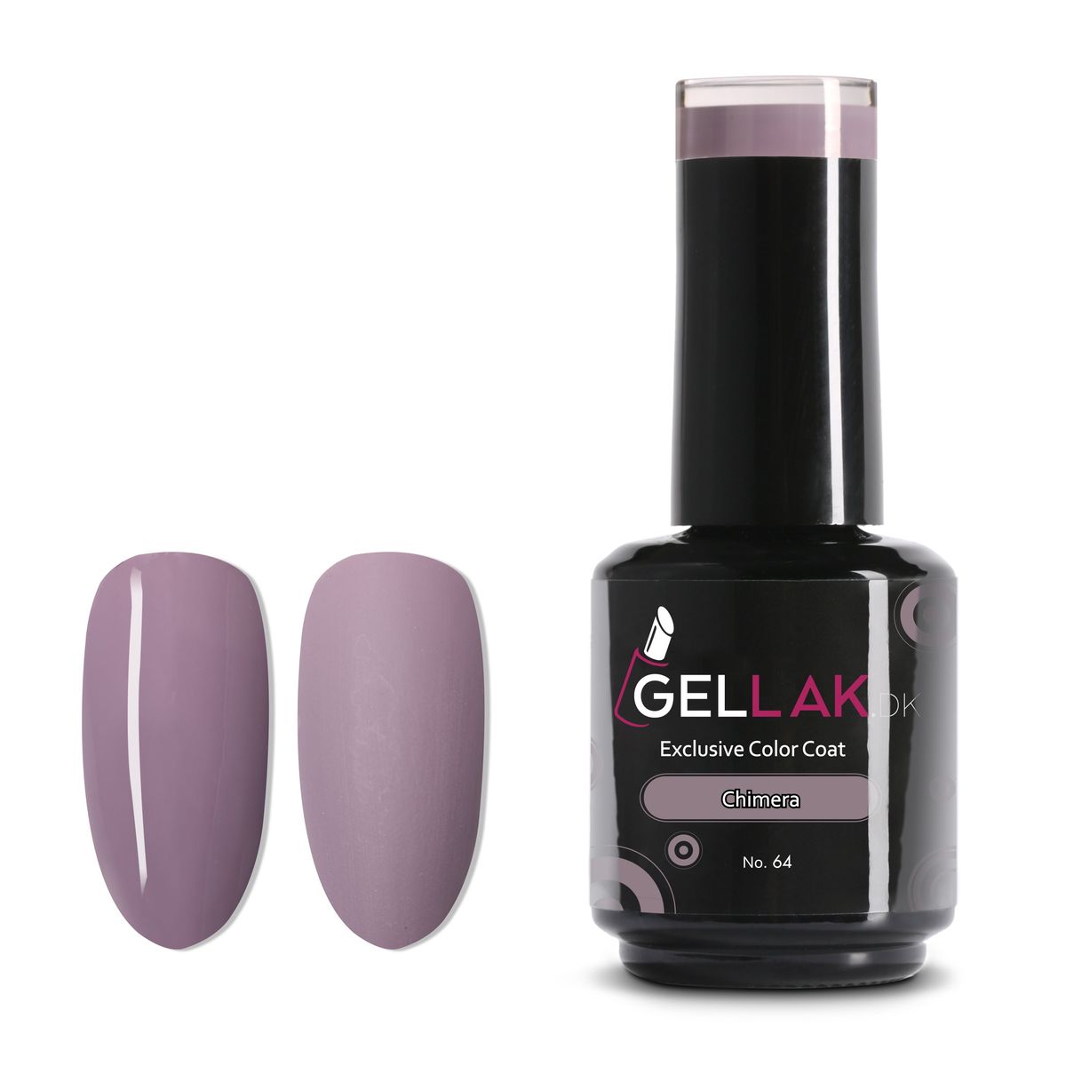 Gel Neglelak Lilla | 15 ml | Chimera No. 64 | Gellak.dk