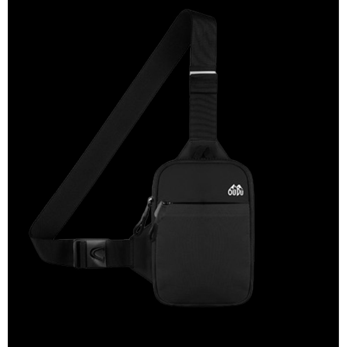 iPhone 15 Pro Max - CarrySmart&trade; Crossbody Skuldertaske til Mobil - Sort