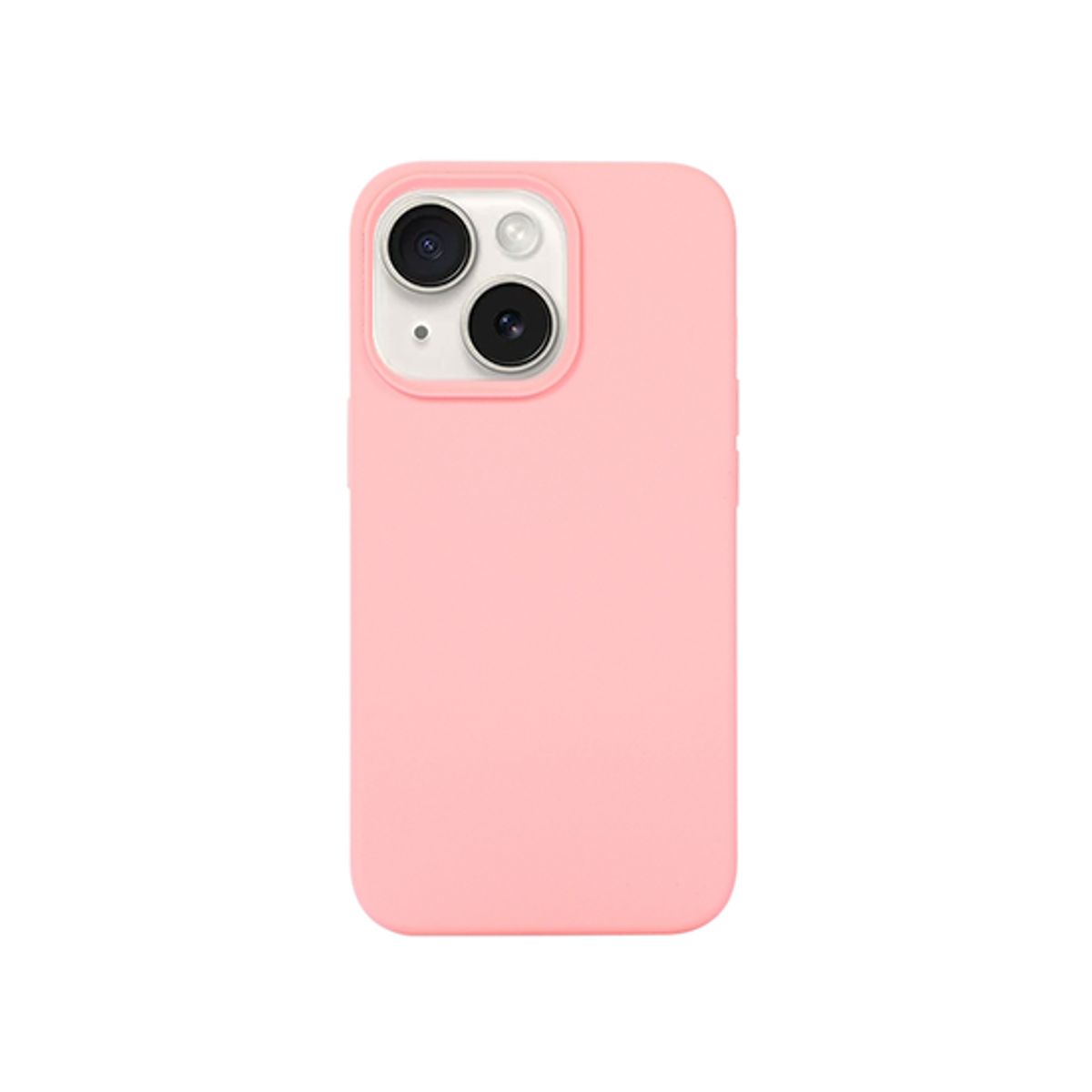 iPhone 15 - DeLX&trade; Pastel Silikone Cover - Blush Pink