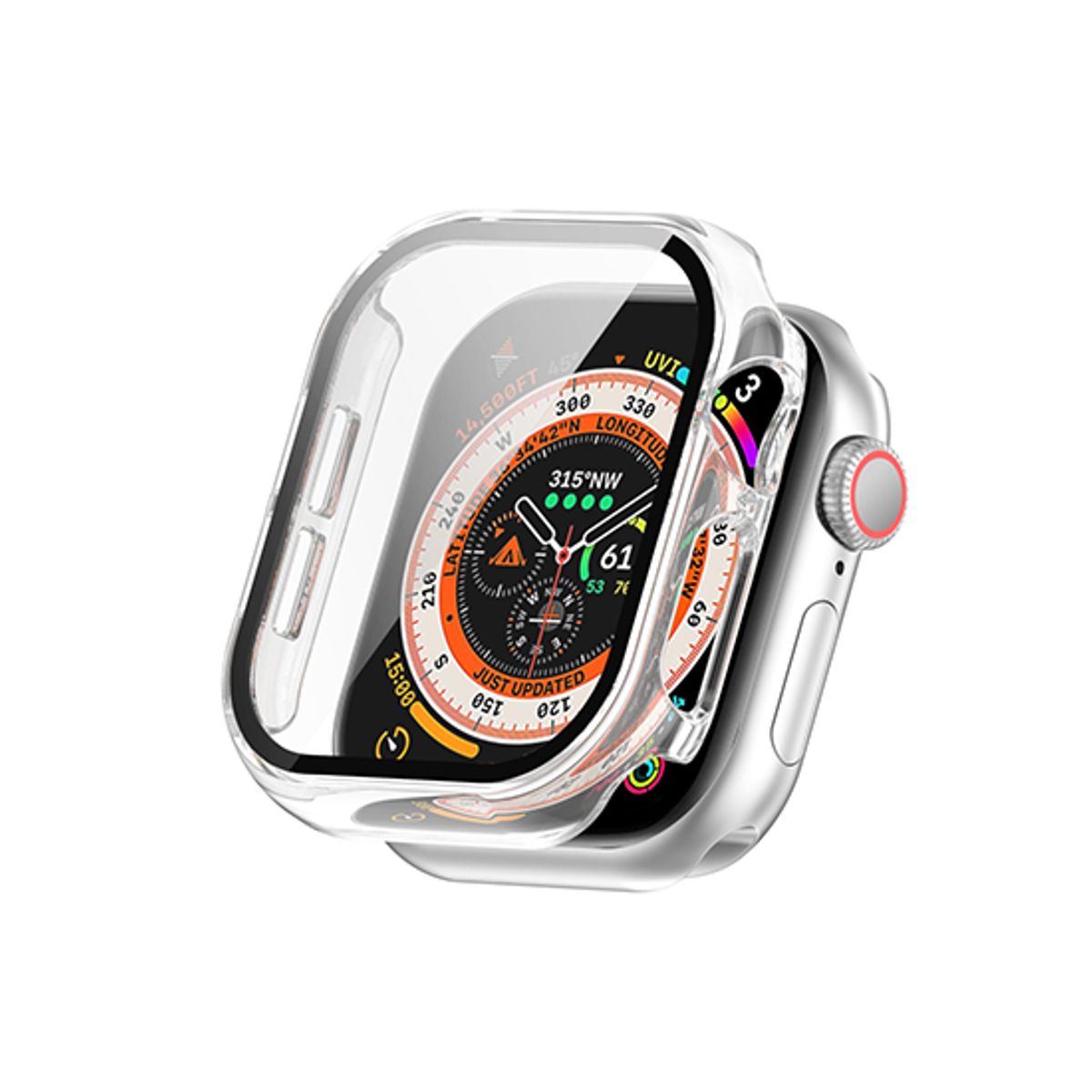 Apple Watch Series 10 (42mm) - NX 360° Full Cover - Gennemsigtig