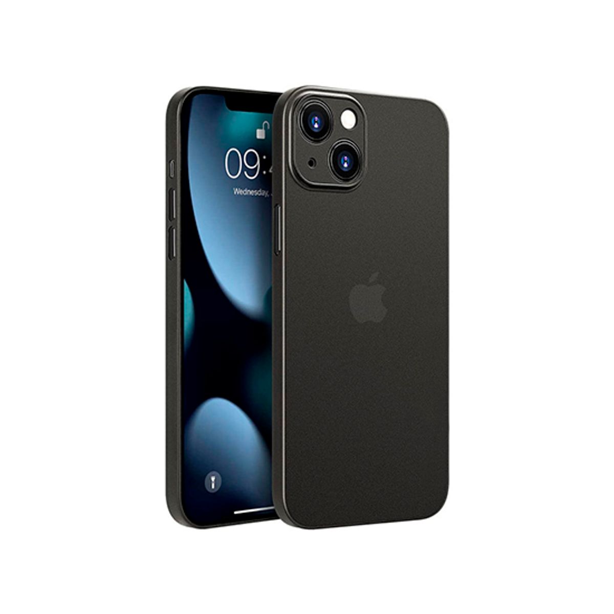 iPhone 15 Plus - Ultratynd Matte Series Cover V.2.0 - Sort