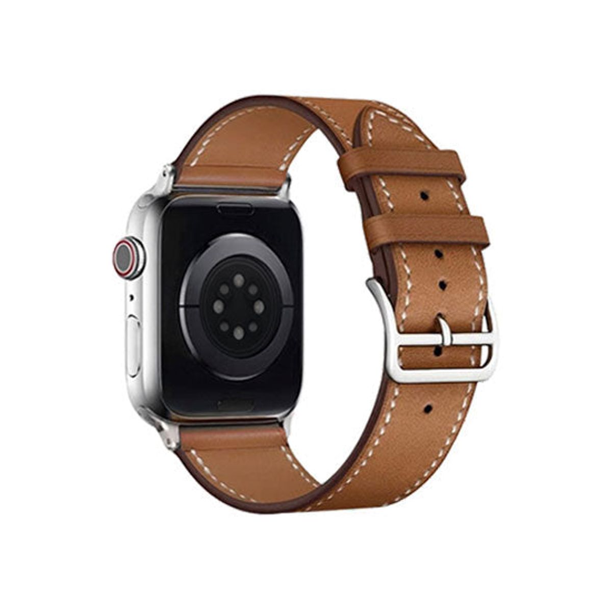 Apple Watch (42/44/SE/45/46/49mm) - IMAK&trade; Exhil Læder Rem - Brun