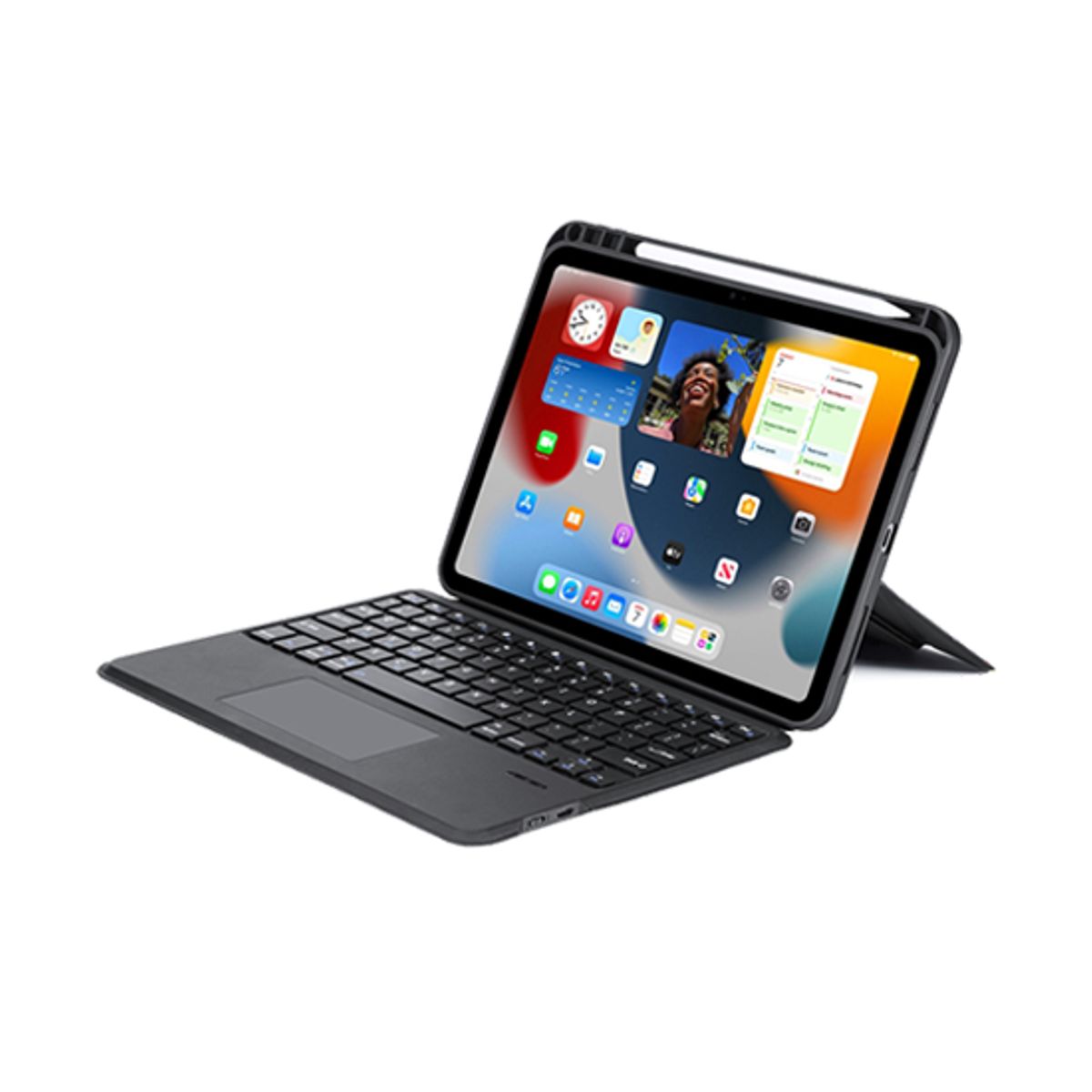 iPad 10.9" 2022 (10th gen) - DUX DUCIS&trade; Cover M. Magnetisk Trådløs Tastatur - Sort