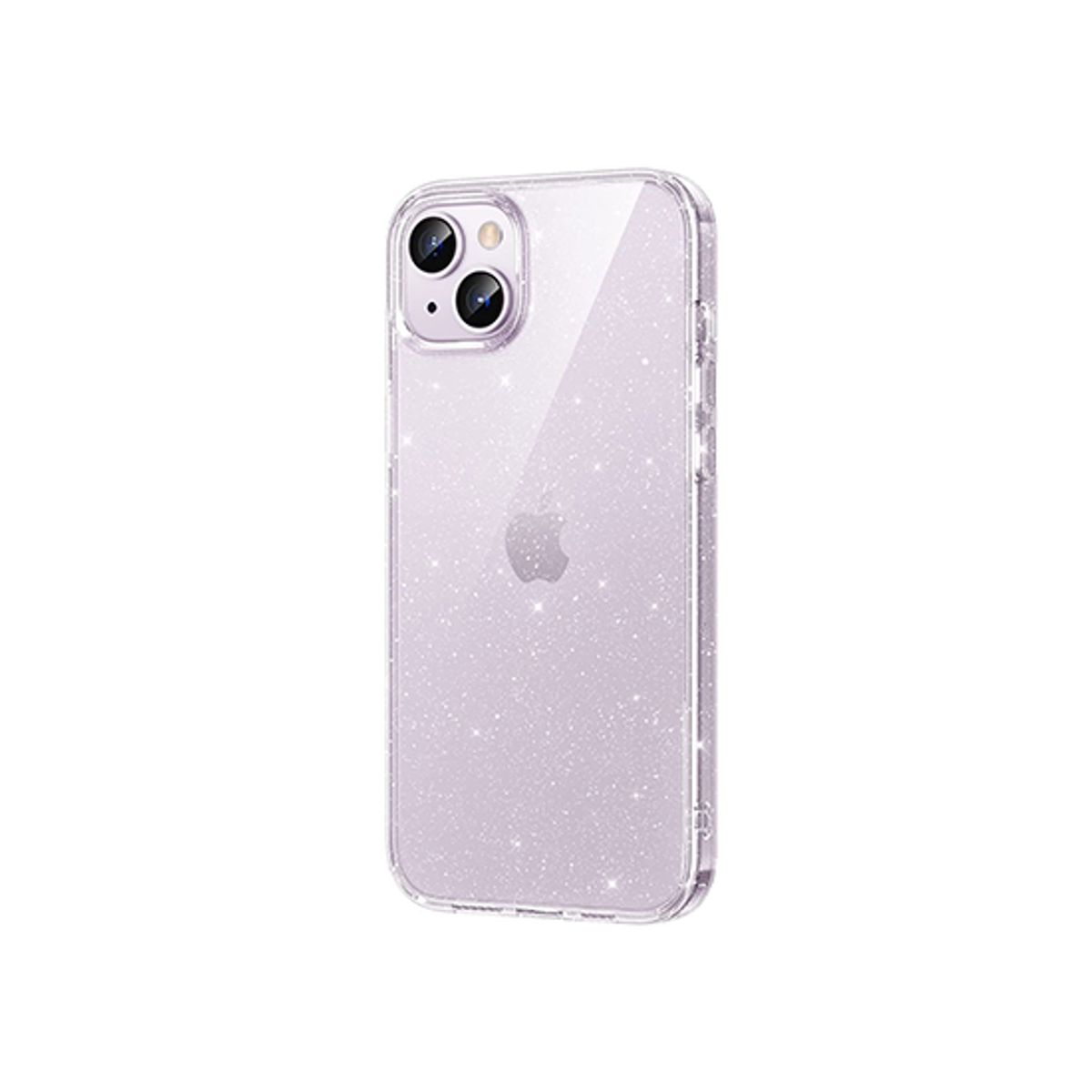 iPhone 14 - DeLX&trade; Glitter Silikone Cover - Sølv