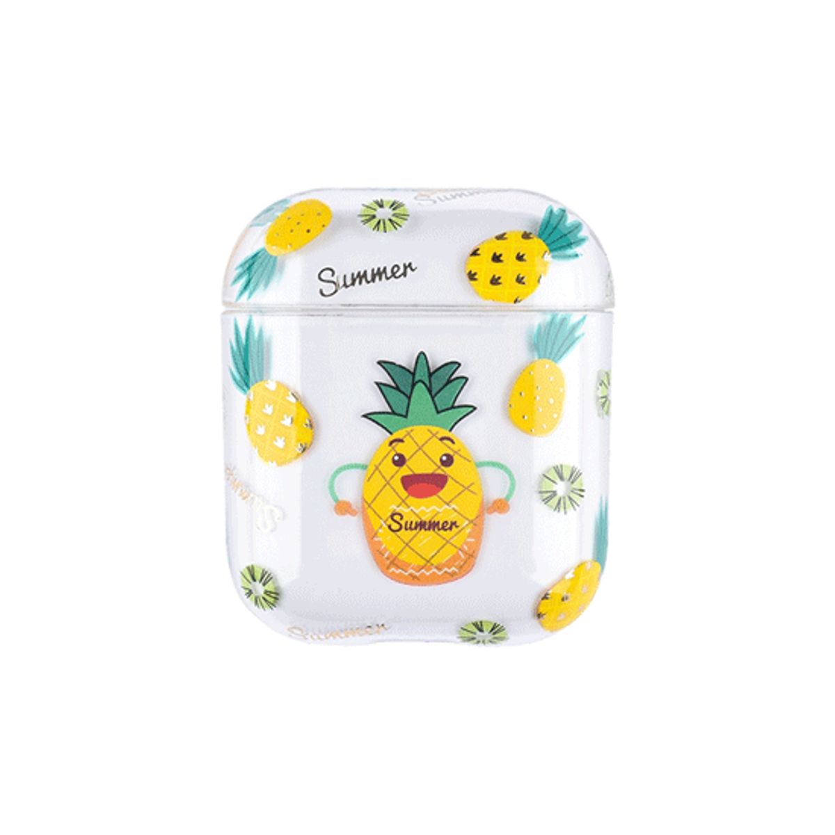 AirPods 1/2 | Hello Summer Beskyttelse Cover - Pineapple