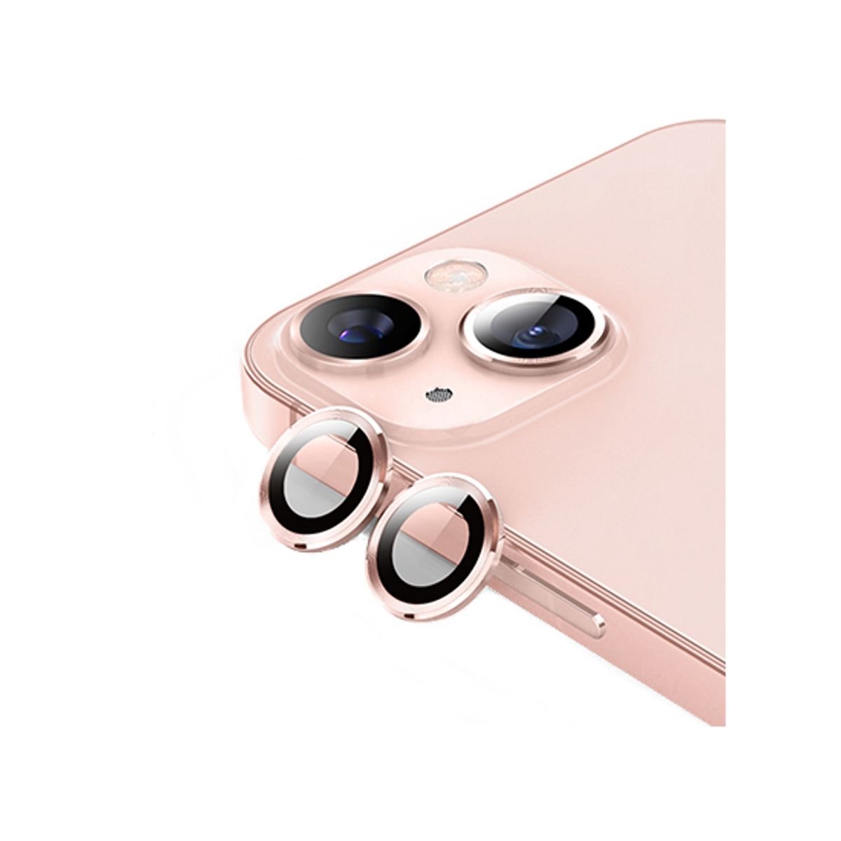 iPhone 15 Plus - Enkay&trade; Kameralinse Beskyttelseglas - Rosa