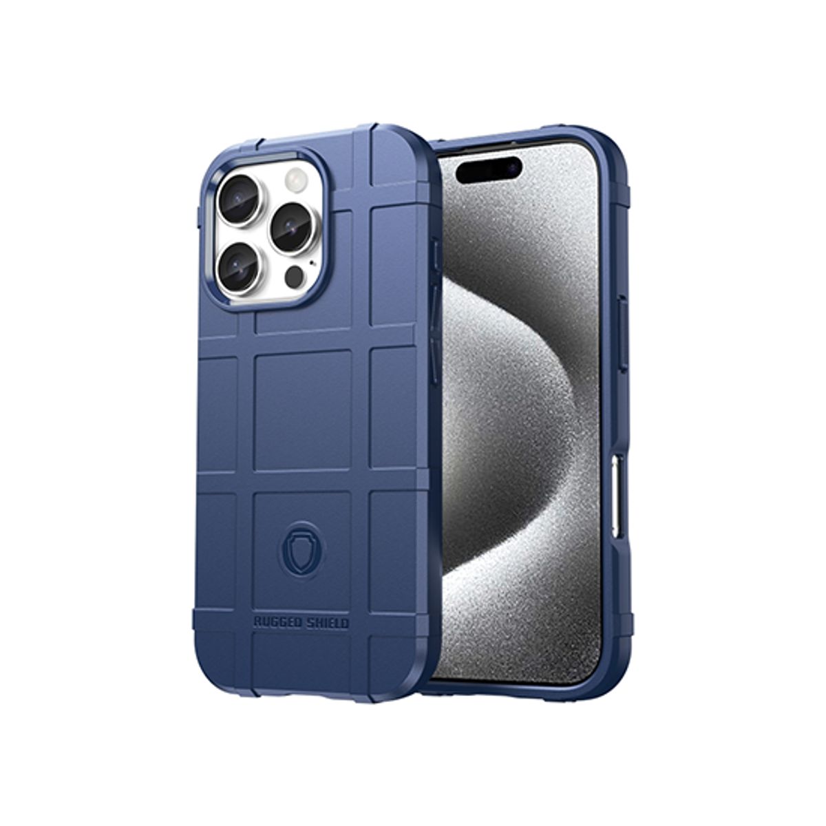 iPhone 16 Pro Max - RUGGED SHIELD&trade; Stødsikkert Håndværker Cover - Navy