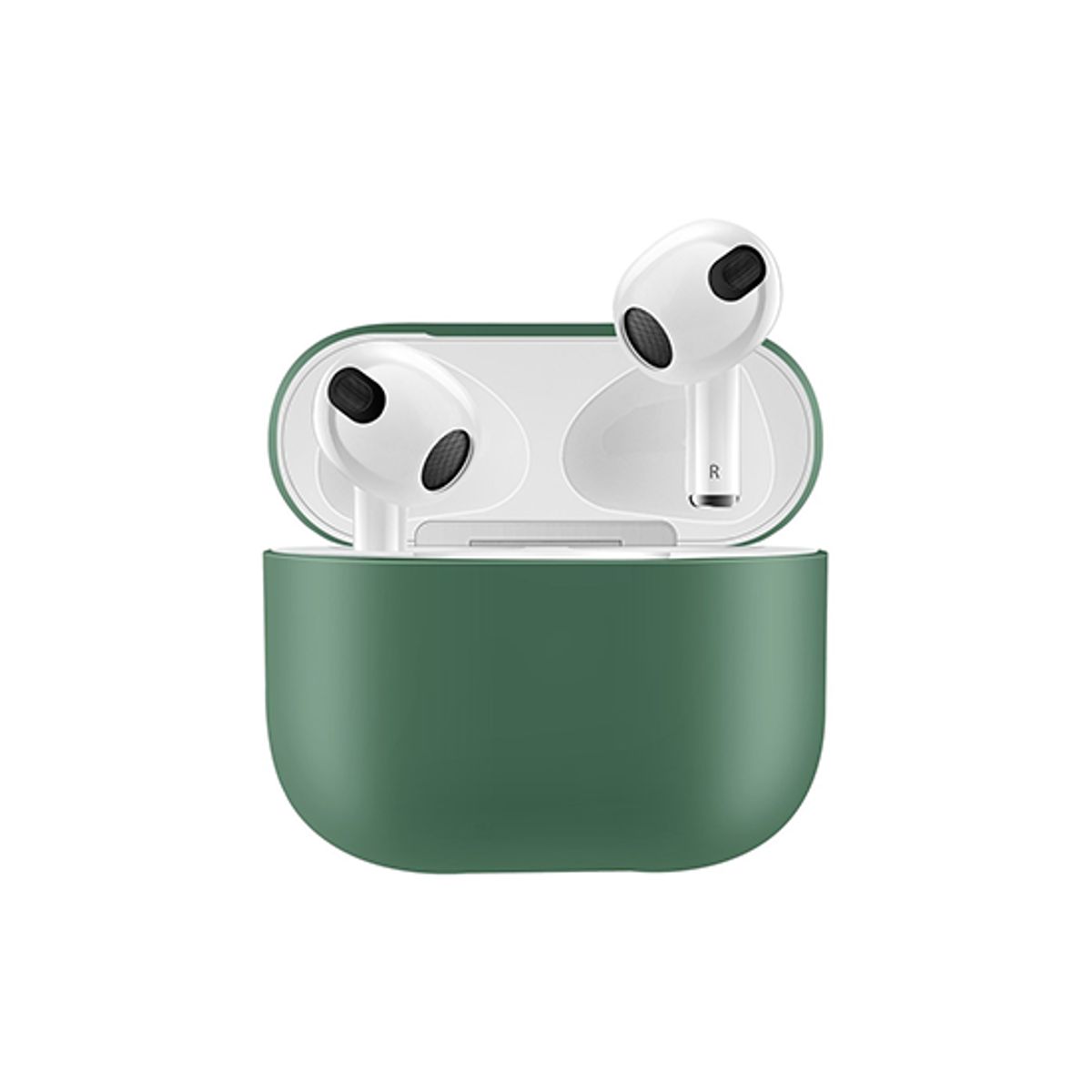 AirPods 3 | Simple Silikone Beskyttelse Cover - Grøn