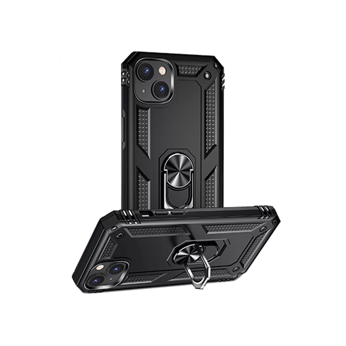 iPhone 13 Mini - NX Pro&trade; Armor Cover m. Ring Holder - Sort