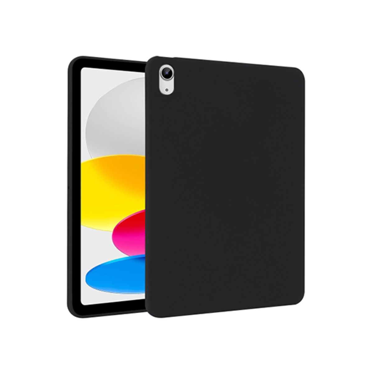 iPad 10.9" 2022 (10th gen) - DeLX&trade; Ultra Silikone Cover - Sort