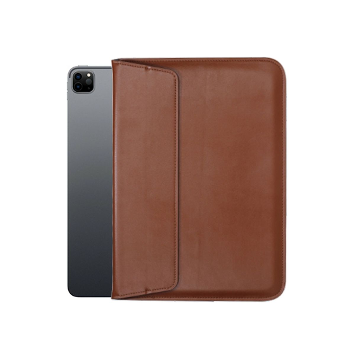 iPad Pro 11" (2024) - Retro Diary Læder Sleeve - Vintage Brun