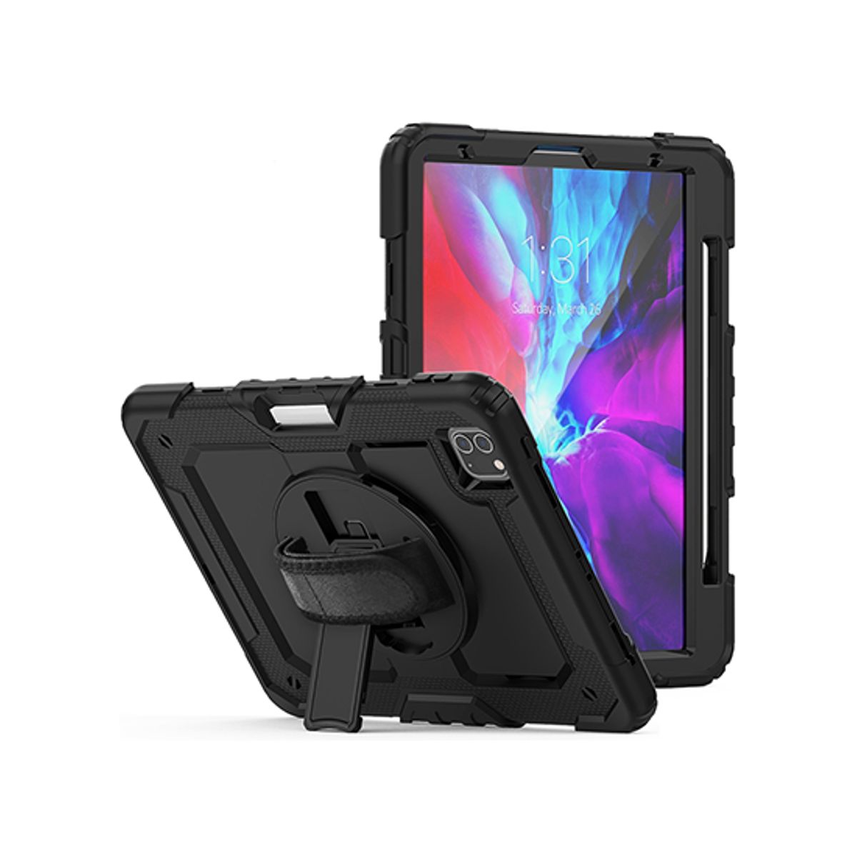 iPad Air 4/5 (2020/2022) - ToughCase&trade; 360° Håndværker Cover - Sort