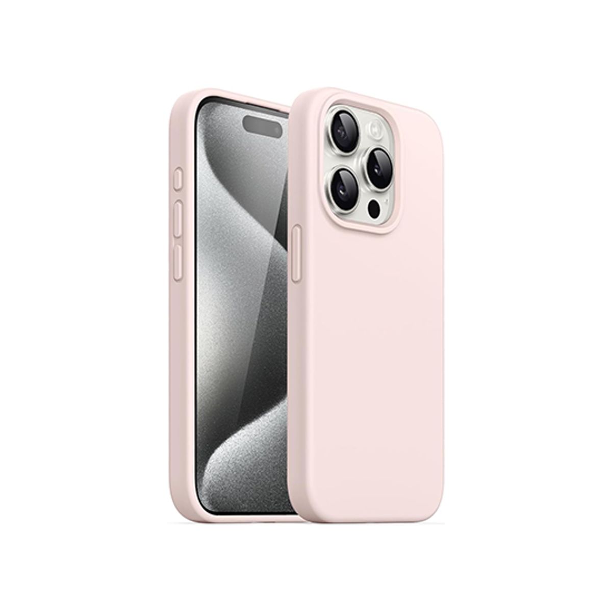 iPhone 14 Pro - Deluxe&trade; Soft Touch Silikone Cover - Lyserød