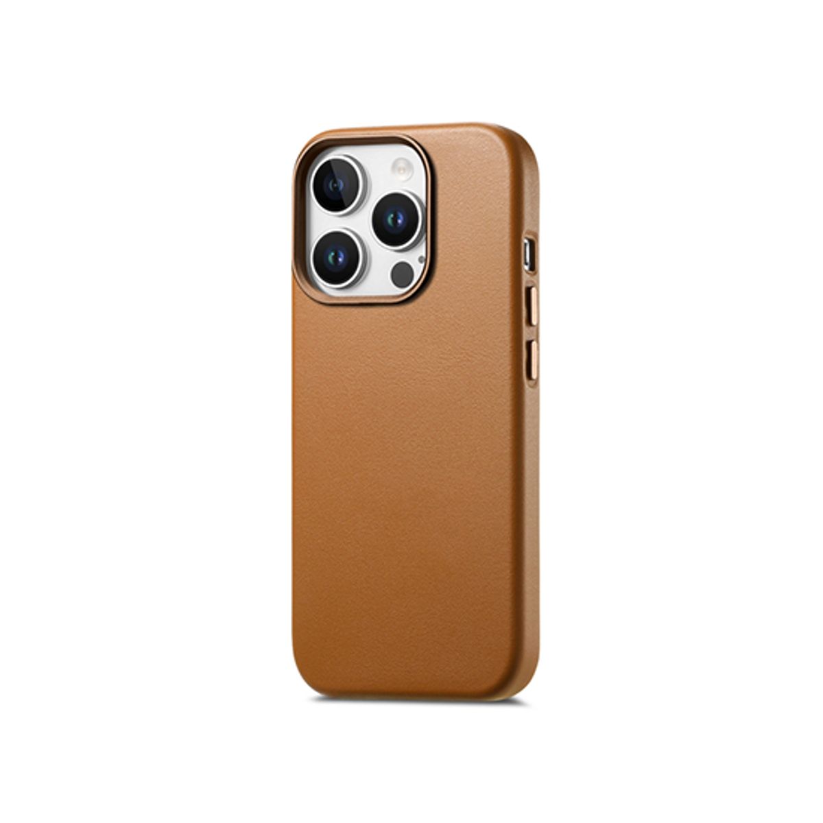 iPhone 16 Pro - DeLX® Læder Cover - MagSafe Kompatibel - Brun