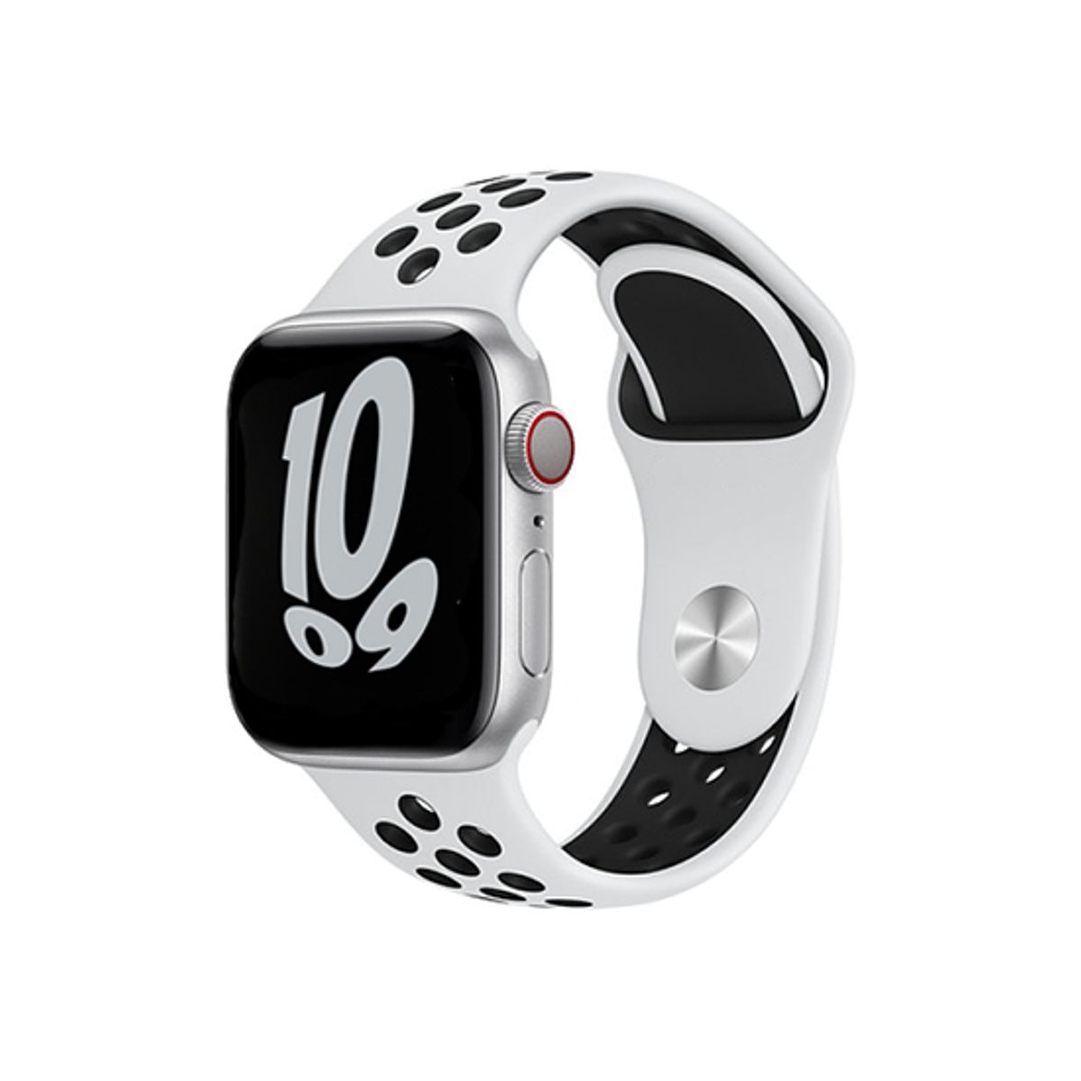 Apple Watch (38/40/SE/41/42mm) - 4Run&trade; Silikone Løbe Sportsrem - Hvid