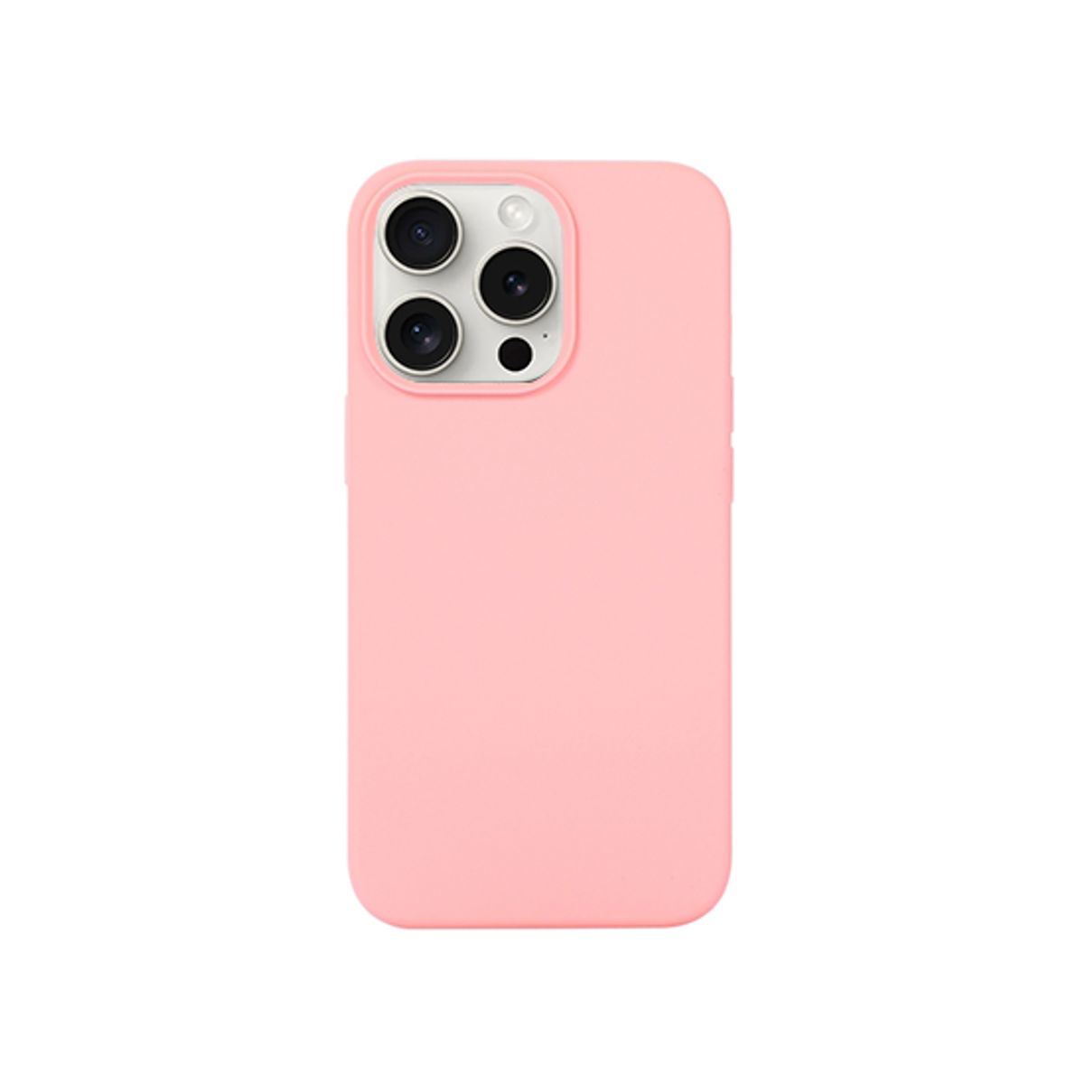 iPhone 15 Pro - DeLX&trade; Pastel Silikone Cover - Blush Pink